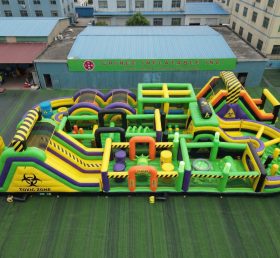 CR2-457 Toxic Theme Challenging Run Giant Inflatable Obstacle Courses