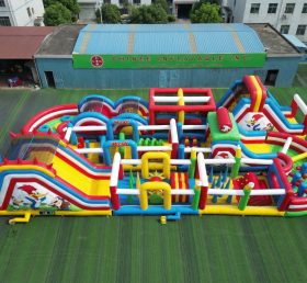 CR2-464 Woody Woodpecker Theme Challenging Run Giant Inflatable Obstacle Courses