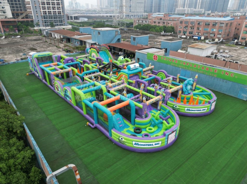 CR2-78 Monsters, Inc. Theme Challenging Run Giant Inflatable Obstacle Courses