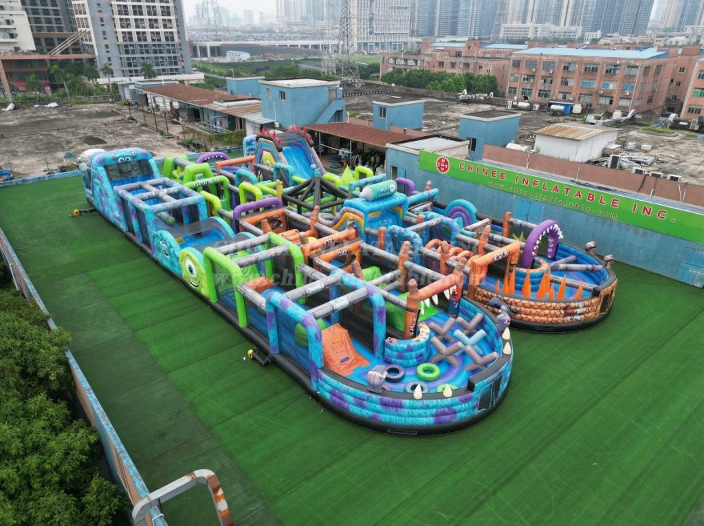 CR2-80 Monsters, Inc. Theme Challenging Run Giant Inflatable Obstacle Courses