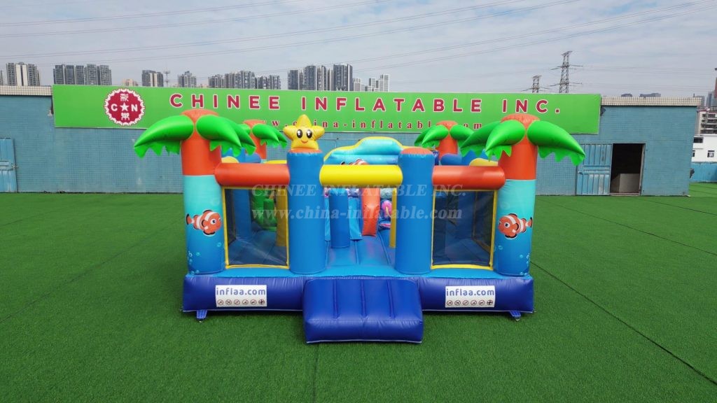 T2-8118 Tropical Ocean Inflatable Bounce House