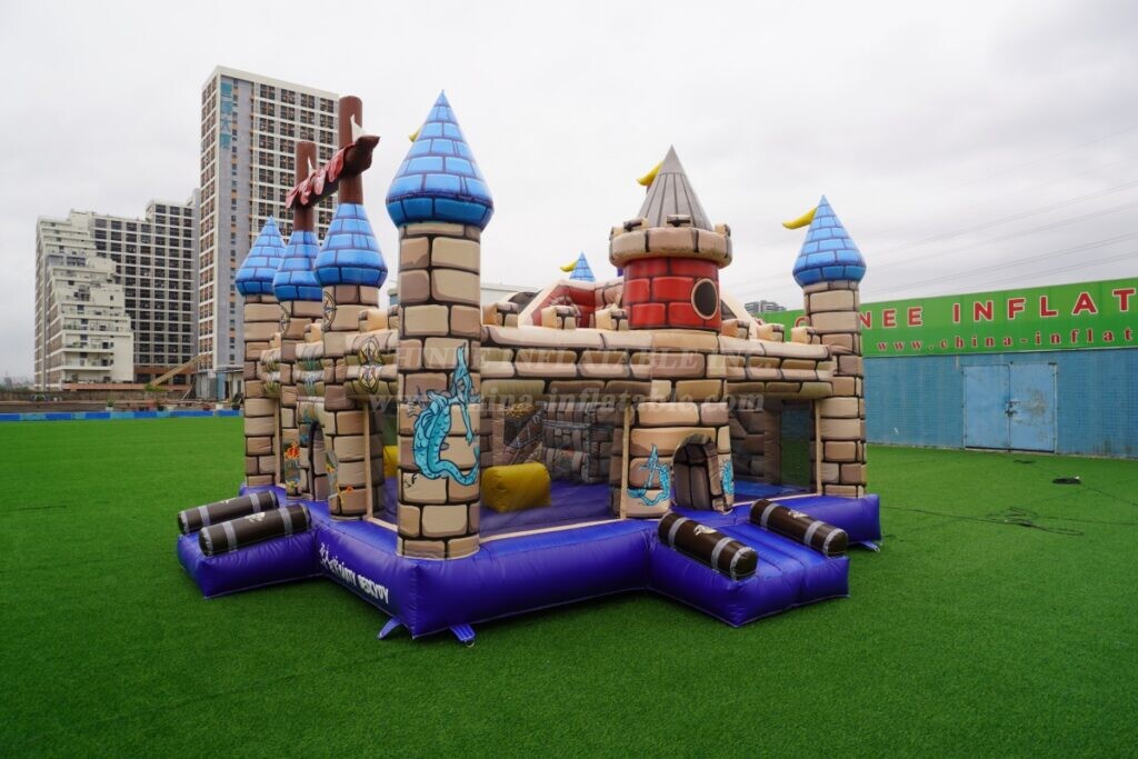 T5-3038 Pirates Theme Inflatable Castles