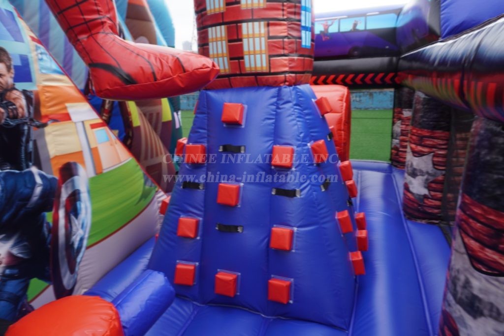 T6-919B Marvel Spider-Man Themed Inflatable Playground