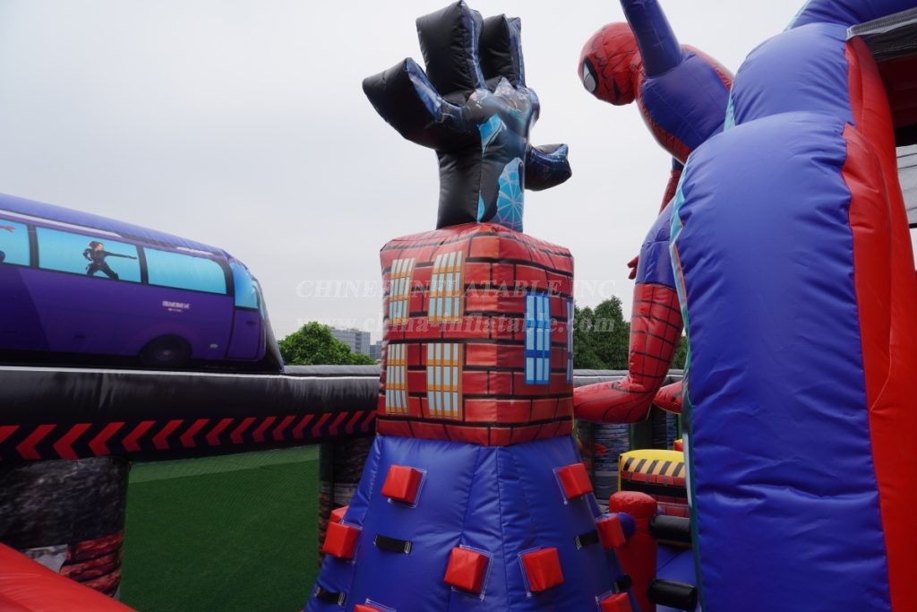 T6-919B Marvel Spider-Man Themed Inflatable Playground