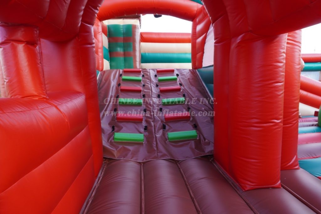 T6-5602 Christmas Train Inflatable Fun City