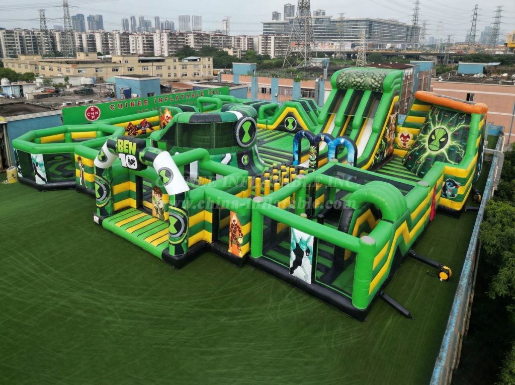 GF3-113 Ben 10 Theme Inflatable Park