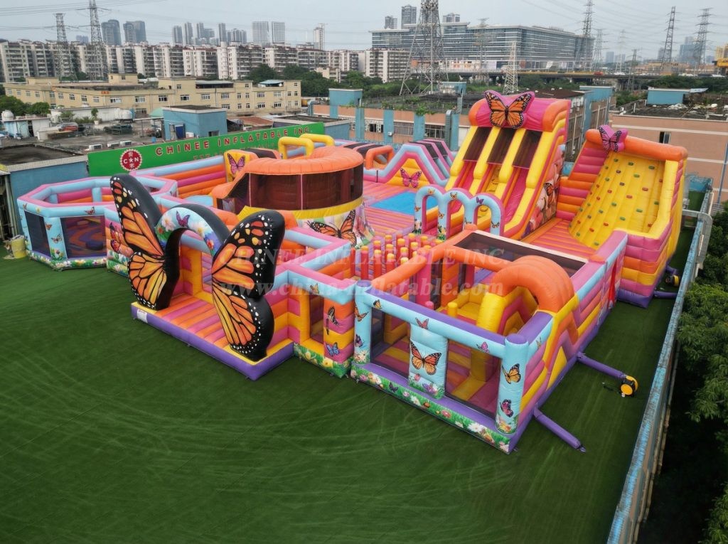 GF3-120 Butterfly Theme Inflatable Park