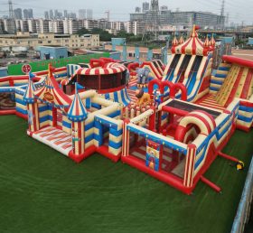 GF3-126 Circus Theme Inflatable Park