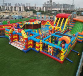 GF3-127 Clown Theme Inflatable Park