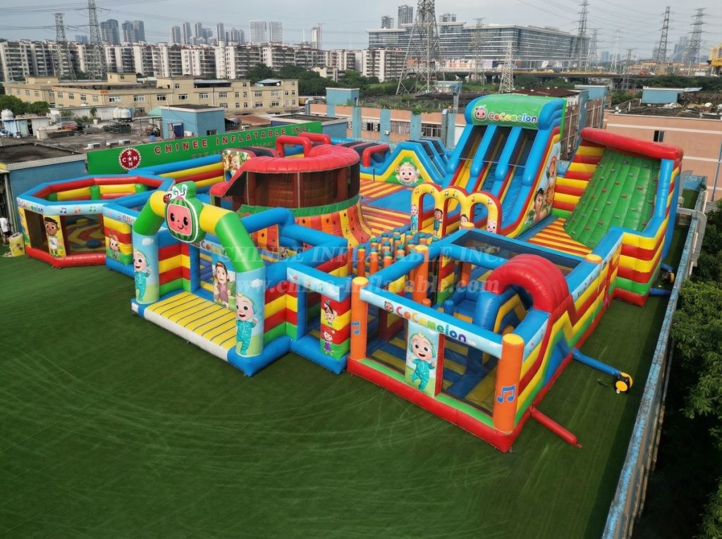 GF3-128 Cocomelon Theme Inflatable Park