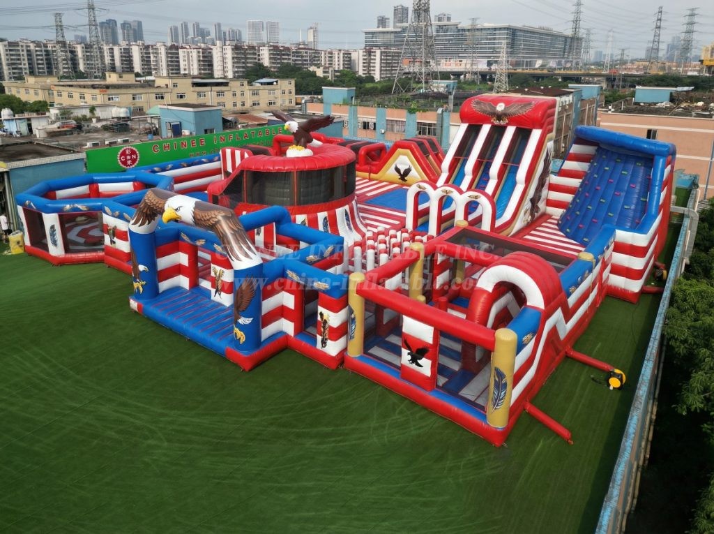 GF3-143 Eagle Theme Inflatable Park
