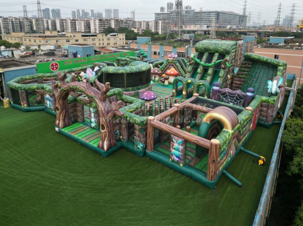 GF3-180 Magic Forest Theme Inflatable Park