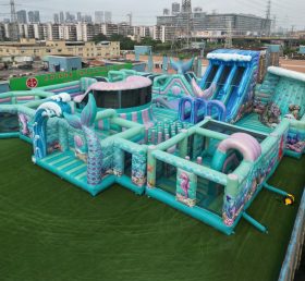 GF3-183 Mermaid Theme Inflatable Park