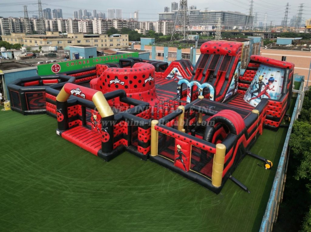 GF3-188 Miraculous Ladybug Theme Inflatable Park