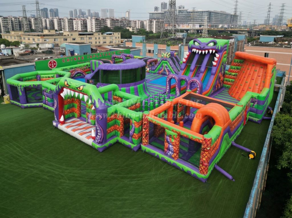 GF3-192 Monster Theme Inflatable Park