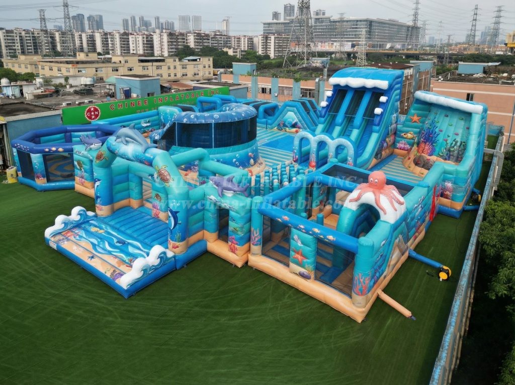 GF3-198 Ocean Theme Inflatable Park