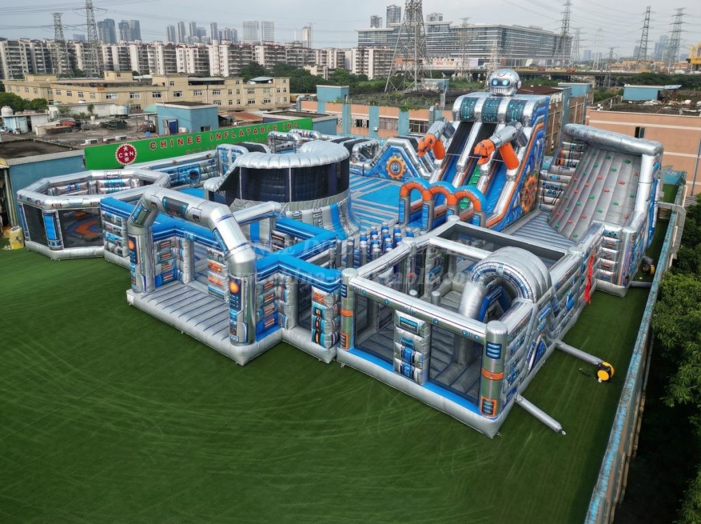GF3-222 Robot Theme Inflatable Park