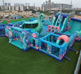 GF3-226 Seahorse Theme Inflatable Park
