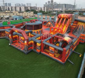 GF3-267 Volcano Theme Inflatable Park