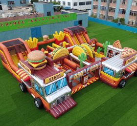 GF3-325 Food Trucks Theme Inflatable Park