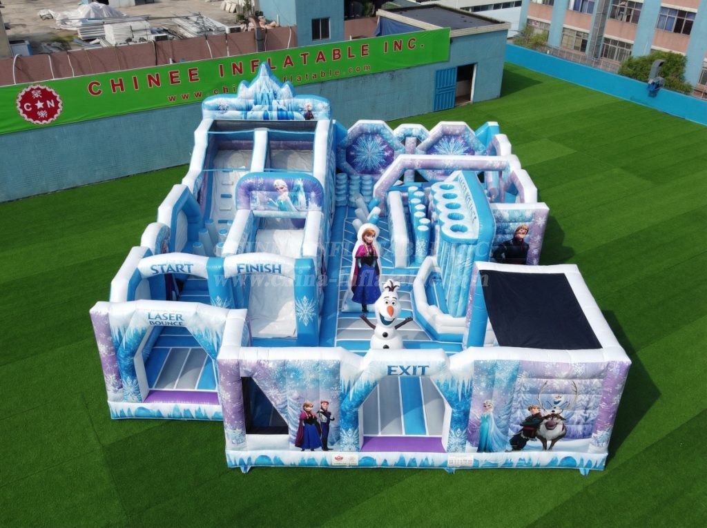 GF3-328 Frozen Theme Inflatable Park