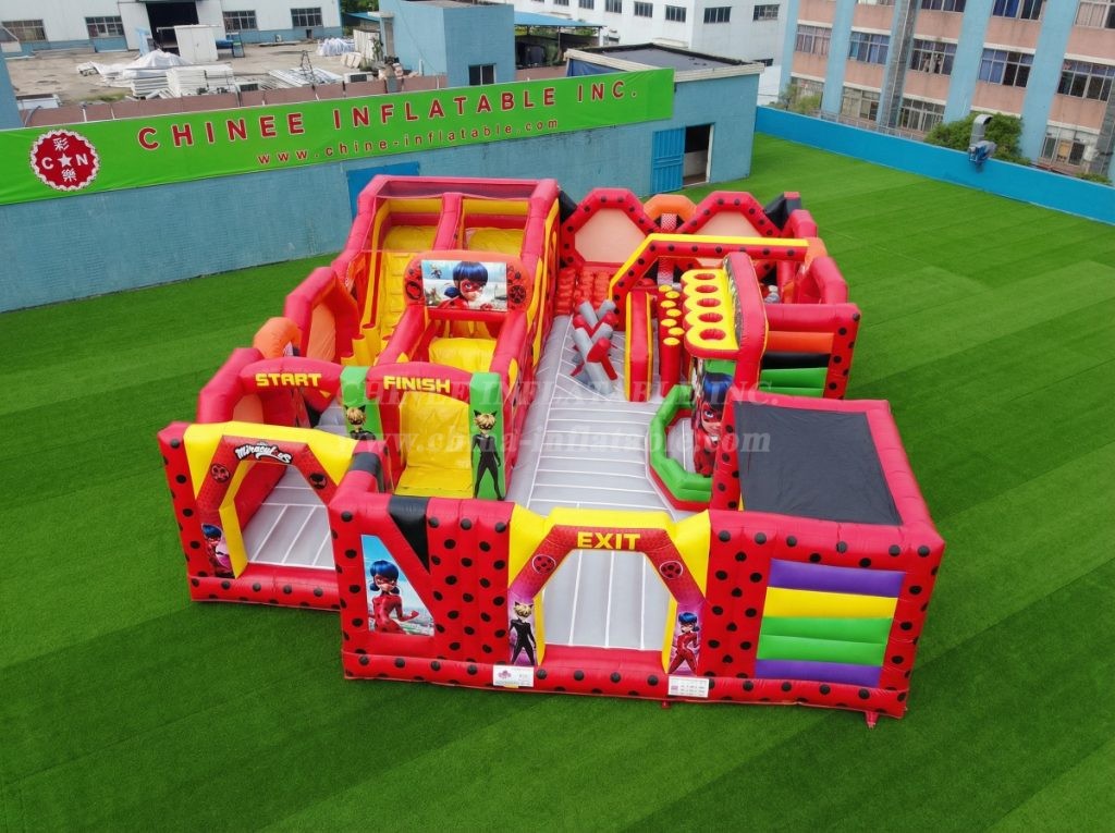 GF3-359 Miraculous Ladybug Theme Inflatable Park