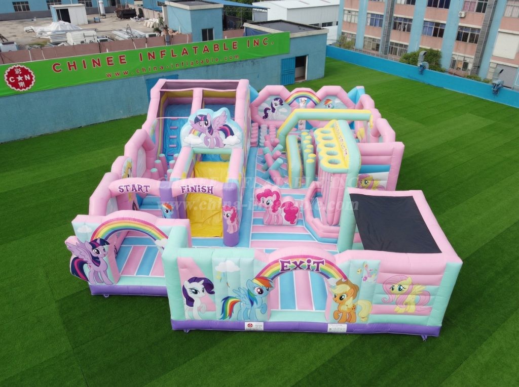 GF3-365 My Little Pony Theme Inflatable Park