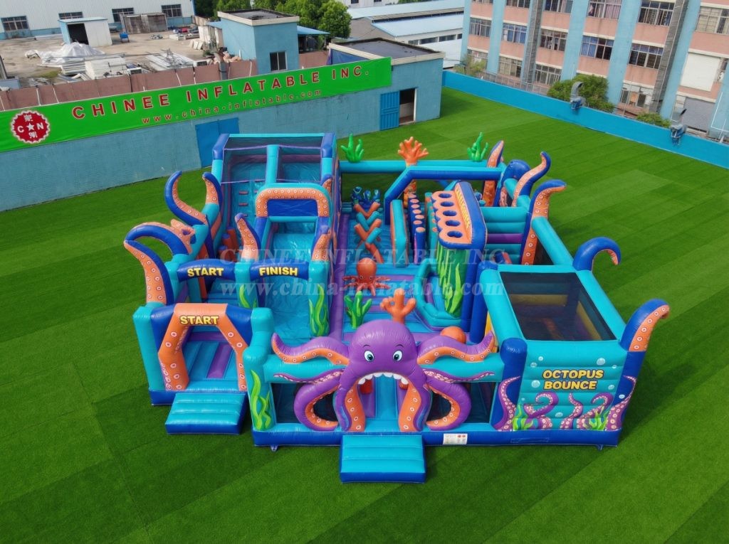 GF3-369 Octopus Theme Inflatable Park