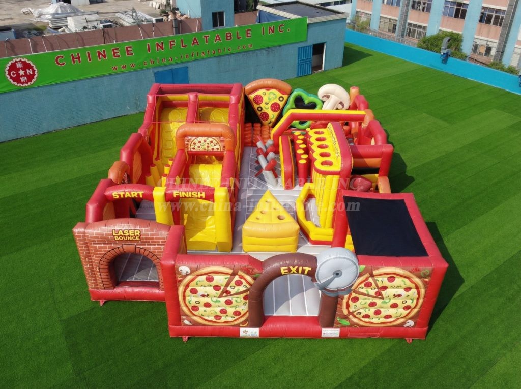 GF3-381 Pizza Theme Inflatable Park