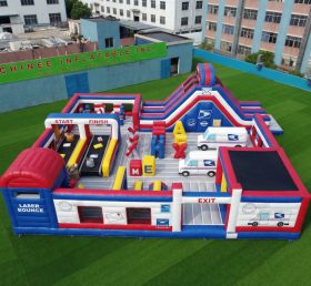 GF3-387 Post Office Theme Inflatable Park