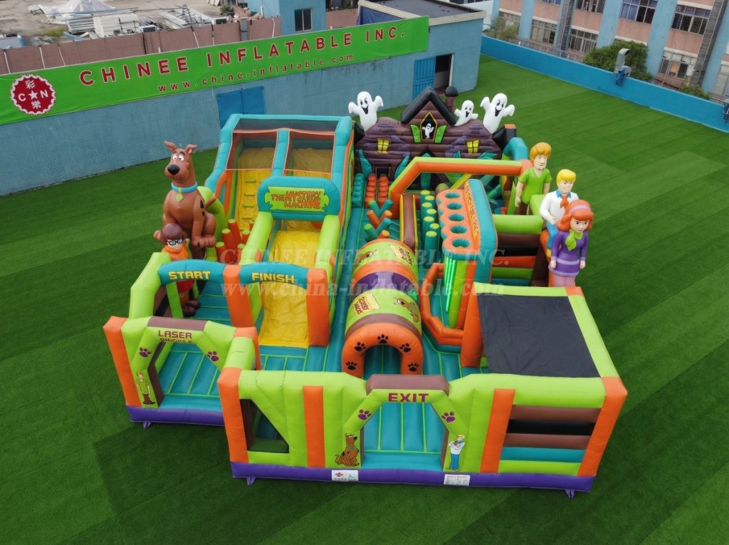 GF3-395 Scooby-Doo Theme Inflatable Park