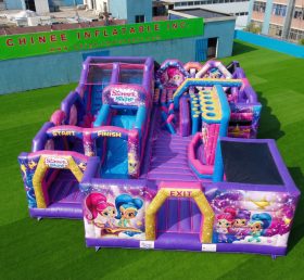 GF3-400 Shimmer & Shine Theme Inflatable Park