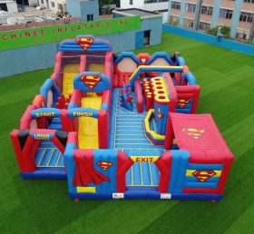 GF3-413 Superman Theme Inflatable Park