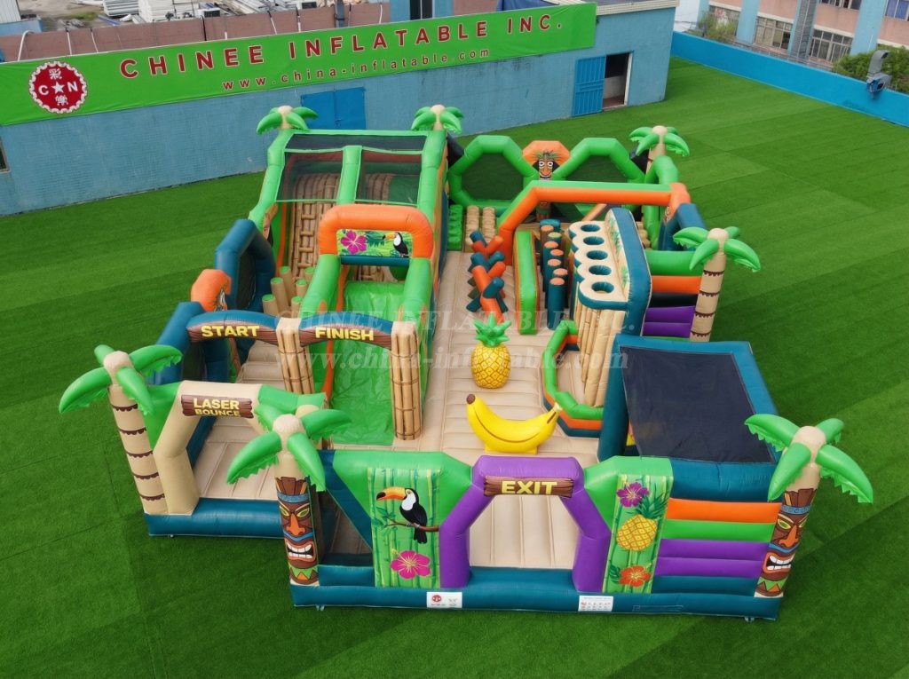 GF3-435 Tropical Theme Inflatable Park