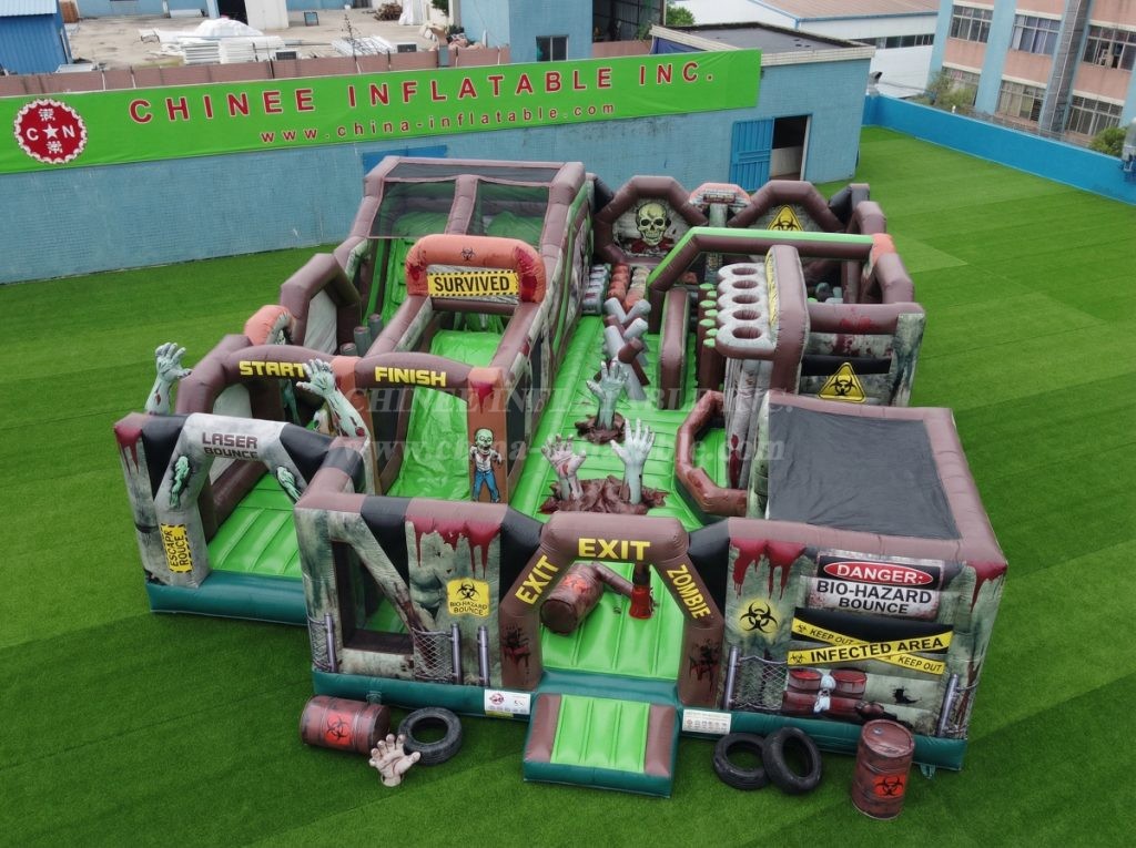 GF3-446 Zombie Theme Inflatable Park