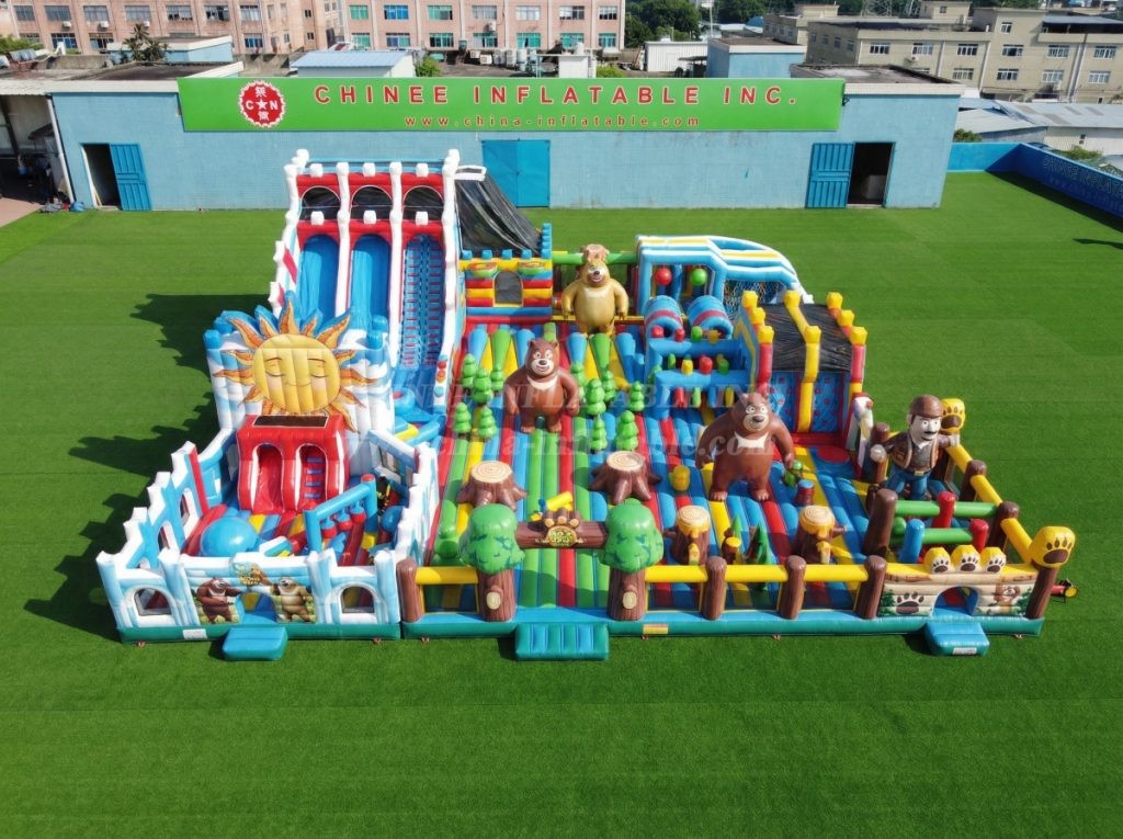 GF3-458 Boonie Bears Theme Inflatable Park