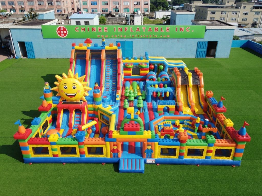 GF3-472 Lego Theme Inflatable Park