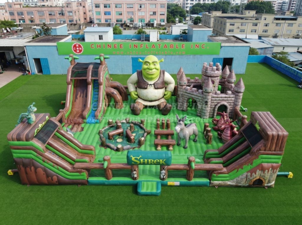 GF3-491 Shrek Theme Inflatable Park