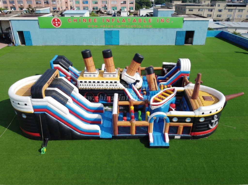 GF3-506 Titanic Theme Inflatable Park