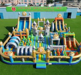 GF3-524 Cryptocurrency Theme Inflatable Park