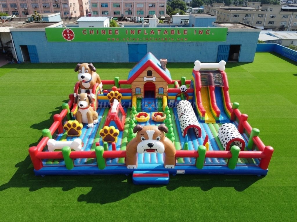 GF3-526 Dog Theme Inflatable Park