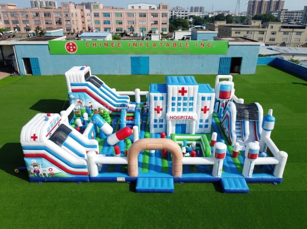 GF3-539 Hospital Theme Inflatable Park