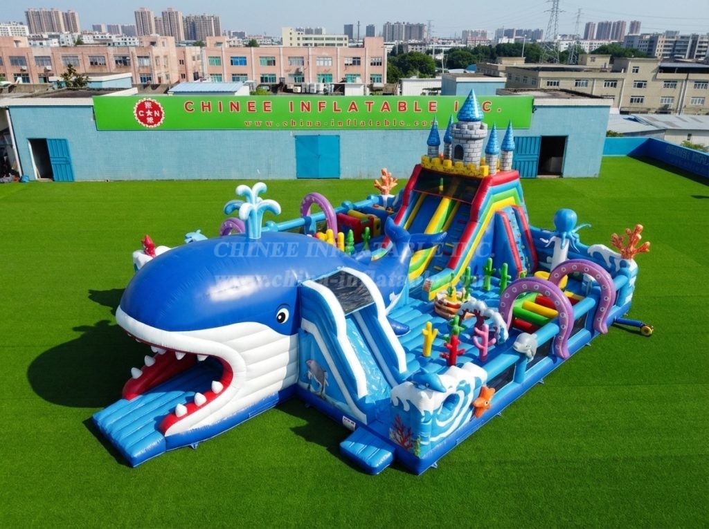 GF3-570 Whale Theme Inflatable Park