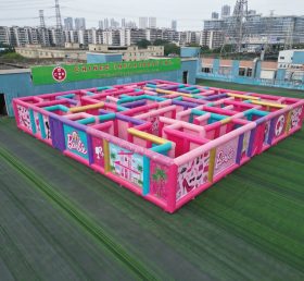 MAZE1-10 Barbie Theme Inflatable Maze