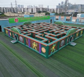 MAZE1-103 Ninja Turtles Theme Inflatable Maze