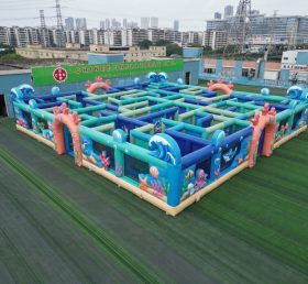 MAZE1-104 Ocean Theme Inflatable Maze