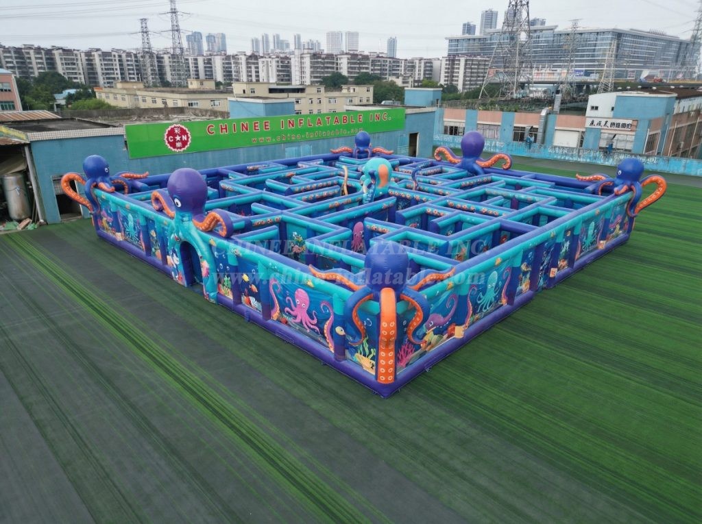MAZE1-105 Octopus Theme Inflatable Maze