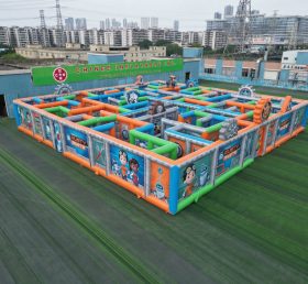 MAZE1-130 Rusty Rivets Theme Inflatable Maze