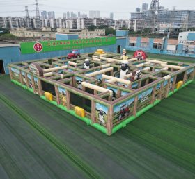 MAZE1-134 Shaun the Sheep Theme Inflatable Maze