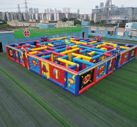 MAZE1-148 Superhero Theme Inflatable Maze